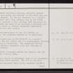 Dail A' Bhaite, NC86SW 2, Ordnance Survey index card, page number 2, Verso