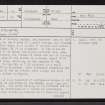 Dail A' Bhaite, NC86SW 4, Ordnance Survey index card, page number 1, Recto