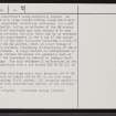 Dail A' Bhaite, NC86SW 14, Ordnance Survey index card, page number 2, Verso