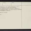 Badiepullacher, NC91NE 1, Ordnance Survey index card, page number 3, Recto