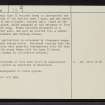 Kilphedir, NC91NE 25, Ordnance Survey index card, page number 2, Verso