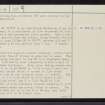 Kilphedir, NC91NE 29, Ordnance Survey index card, page number 2, Verso