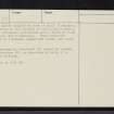 Kilphedir, NC91NE 29, Ordnance Survey index card, page number 3, Recto