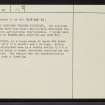 Kilearnan, NC91NW 22, Ordnance Survey index card, page number 2, Verso