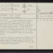 Carradh Nan Clach, NC91SW 24, Ordnance Survey index card, page number 1, Recto