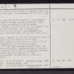 Reay, NC96SE 2, Ordnance Survey index card, page number 2, Verso