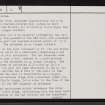 Achins, NC96SE 32, Ordnance Survey index card, page number 2, Verso