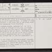 Allt Beinn Ratha, NC96SE 42, Ordnance Survey index card, page number 1, Recto