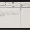 Little Rock, NC96SE 43, Ordnance Survey index card, page number 1, Recto