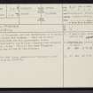 Kilphedir, ND01NW 20, Ordnance Survey index card, page number 1, Recto