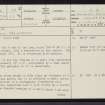 Caen, ND01NW 25, Ordnance Survey index card, page number 1, Recto