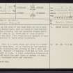 Caen Burn, ND01NW 32, Ordnance Survey index card, page number 1, Recto