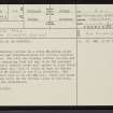 Caen Hill, ND01NW 44, Ordnance Survey index card, page number 1, Recto