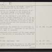 Berriedale Water, ND02NE 2, Ordnance Survey index card, page number 4, Verso