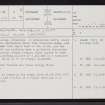 Braemore, Achinavish Croft, ND02NE 3, Ordnance Survey index card, page number 1, Recto