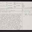 Wagmore Rigg, ND02NW 1, Ordnance Survey index card, page number 1, Recto