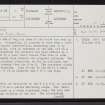 Wag, ND02NW 3, Ordnance Survey index card, page number 1, Recto