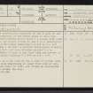 Wagmore, ND02NW 8, Ordnance Survey index card, page number 1, Recto