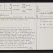 Wagmore, ND02NW 9, Ordnance Survey index card, page number 1, Recto