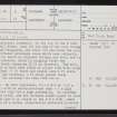 Langwell, ND02SE 6, Ordnance Survey index card, page number 1, Recto