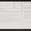 Ousdale, ND02SE 31, Ordnance Survey index card, page number 1, Recto