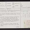 Langwell Water, ND02SW 1, Ordnance Survey index card, page number 1, Recto
