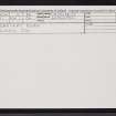 Garvery Burn, ND02SW 2, Ordnance Survey index card, Recto
