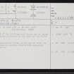 Raffin Burn, ND03NE 3, Ordnance Survey index card, page number 1, Recto
