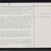 Braemore Lodge, ND03SE 1, Ordnance Survey index card, page number 2, Verso