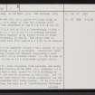 Dail-A-Bhoich, ND03SE 5, Ordnance Survey index card, page number 2, Verso