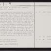 Sithean Mor, ND05NE 5, Ordnance Survey index card, page number 2, Verso