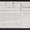 Carriside, ND05NE 27, Ordnance Survey index card, page number 1, Recto