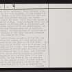 Broubster Village, ND05NW 14, Ordnance Survey index card, page number 2, Verso