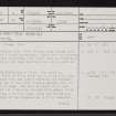 Scrabster Mains, ND06NE 4, Ordnance Survey index card, page number 1, Recto