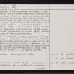 Tulach An T-Sionnaich, ND06SE 10, Ordnance Survey index card, page number 3, Recto