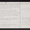 Broubster, ND06SW 19, Ordnance Survey index card, page number 2, Verso