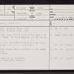 Broubster, ND06SW 20, Ordnance Survey index card, page number 1, Recto