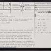 Ishon, ND12NW 16, Ordnance Survey index card, page number 1, Recto