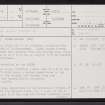 Guidebest, ND13NE 3, Ordnance Survey index card, page number 1, Recto