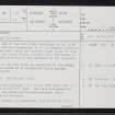 Minera, ND13SE 21, Ordnance Survey index card, page number 1, Recto