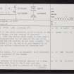 Smerral Wood, ND13SE 23, Ordnance Survey index card, page number 1, Recto