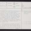 Latheronwheel, ND13SE 36, Ordnance Survey index card, page number 1, Recto