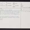 Cuag, ND13SE 44, Ordnance Survey index card, page number 1, Recto