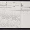 Wag, ND13SW 5, Ordnance Survey index card, page number 1, Recto