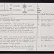 Loedebest, ND13SW 8, Ordnance Survey index card, page number 1, Recto
