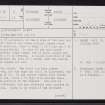 Loedebest West, ND13SW 9, Ordnance Survey index card, page number 1, Recto