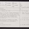 Rhianacoil, ND14NE 1, Ordnance Survey index card, page number 1, Recto