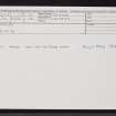 Rangag, ND14NE 12, Ordnance Survey index card, Recto