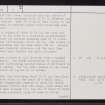 Dirlot, ND14NW 6, Ordnance Survey index card, page number 2, Verso