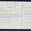 Rangag, ND14SE 5, Ordnance Survey index card, page number 1, Recto